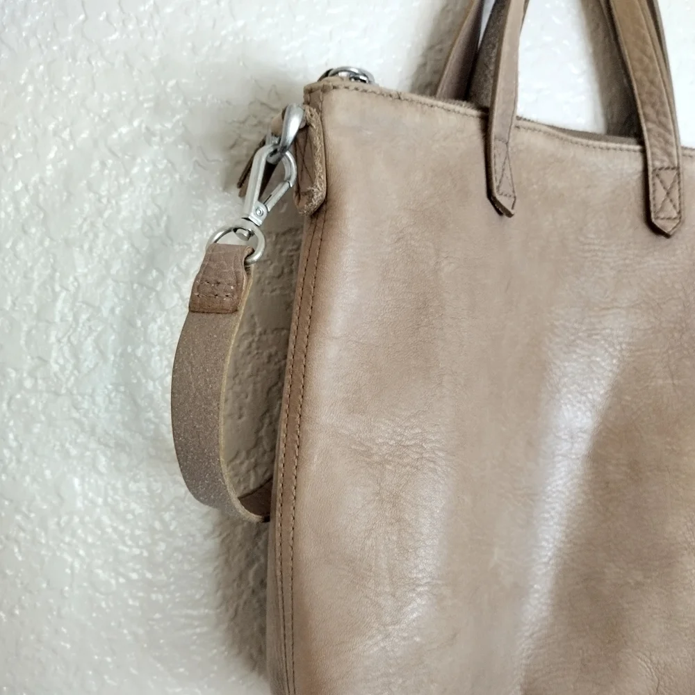 Madewell The Transport Crossbody small dusty grey